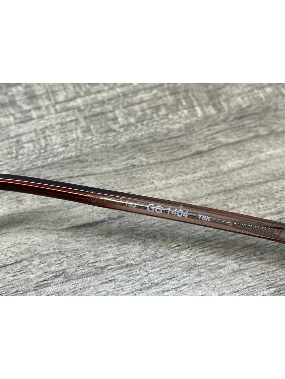 GUCCI mod GG1404 col T8K 50[]22-135 Eyeglasses Half Rim Clear Pink *Frames Only